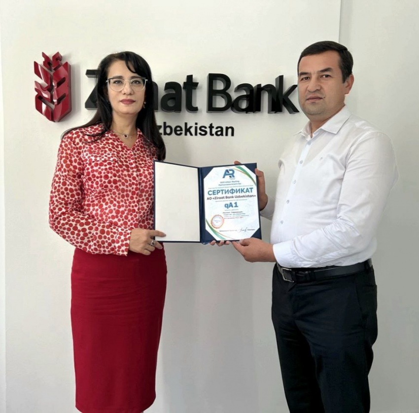 РА ООО “Ahbor-Reyting” обновляет АО «Ziraat Bank Uzbekistan» рейтинг по качеству оказываемых банковских услуг, а также по индексам NPS (Индекс лояльности) и СSI (Индекс удовлетворенности)